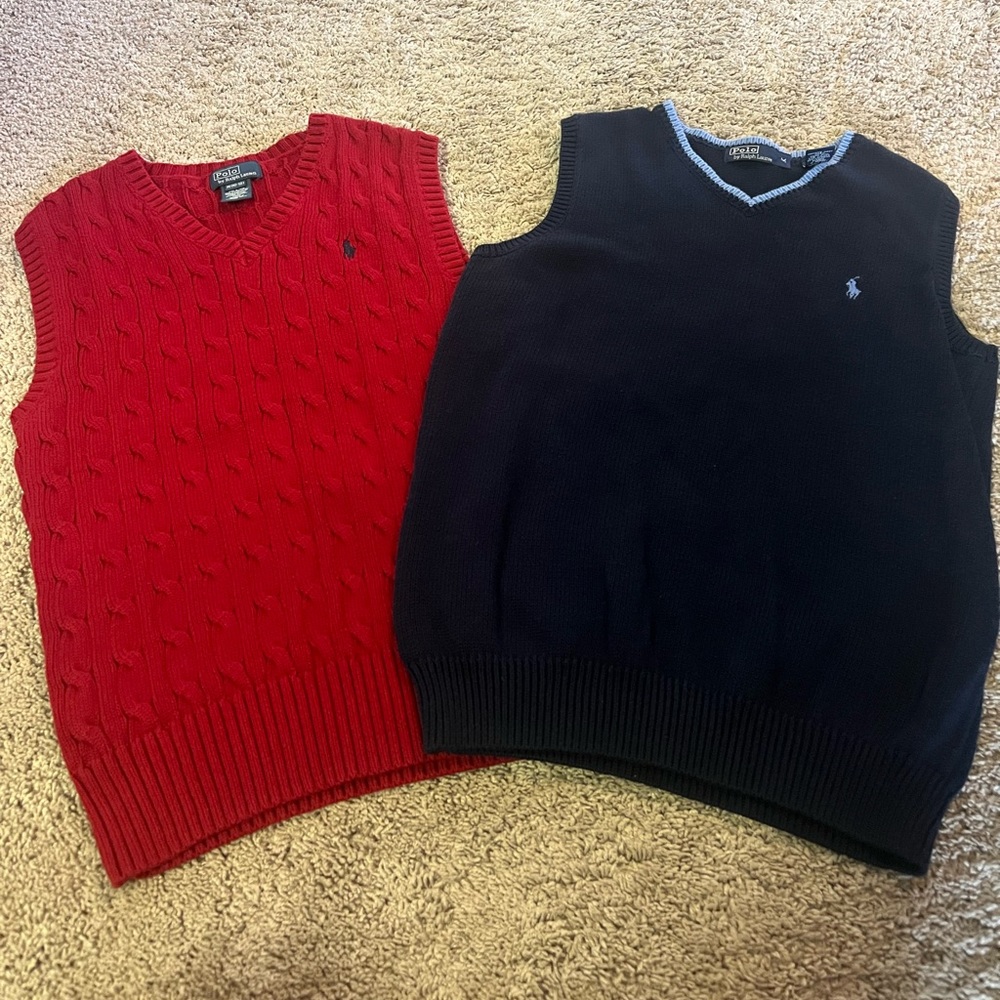 Ralph Lauren Polo sweater vests